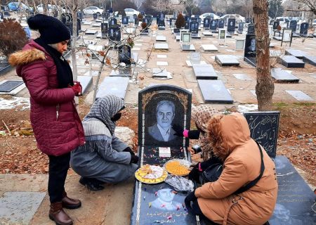 تبریک روز پدر در وادی اموات