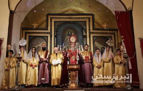آیین عشای ربانی در کلیسای سرکیس مقدس تبریز
