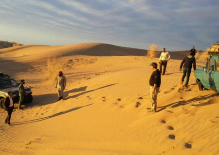 لذّت کویرگردی در دمای زیرصفر آذربایجان!